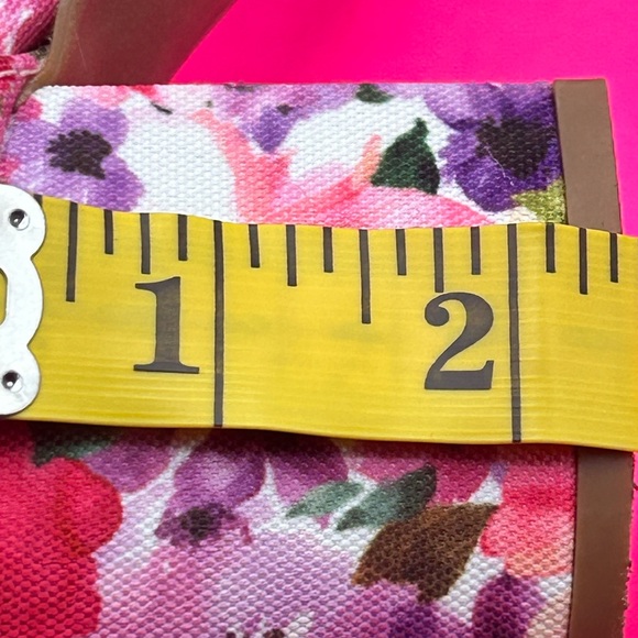 Serra Memory Foam Floral Block Heel Ankle Strap Sandals Size 8 1/2 NWOT - Picture 10 of 10